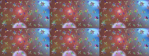 Çiçekli zambakların eskiz geçmişi. Parlak çiçekli kolaj çiçekleri kahverengi. Çiçek tasarımı için inanılmaz kolaj cennet tarzı..