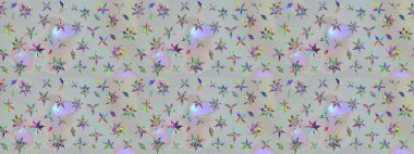 Parlak elementlerin. Çizim çiçek deseni duvar kağıdı, web sitesi arka planı, ambalaj kağıdı, davetiye, broşür, afiş veya web sitesi için kullanılabilir. El çizimi Raster illüstrasyonu.