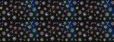 Raster Illustrasyon 'daki Çiçek Deseni' nin son moda çizimi. Güzel kumaş deseni. Renkli Yaz Temalı eskiz kalıbı. Düz Çiçek Elementleri Tasarımı.