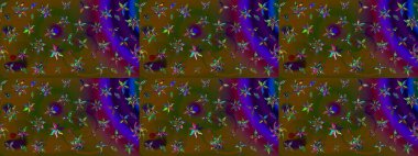 Kahverengi renklerde. Raster illüstrasyonu. Anti-stres için Raster soyut şablon sayfası.