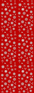 Raster illüstrasyonundaki çiçek desenli çizim. Güzel kumaş deseni. Renkli Bahar Teması eskiz kalıbı. Düz Çiçek Elementleri Tasarımı.