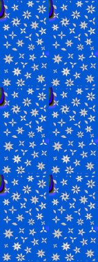 Çiçekli, yapraklı, çiçek desenli eskiz. El çizimi. Raster illüstrasyonu.