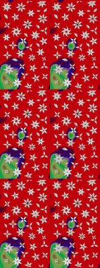 Çiçekli el çizimi çizimi deseni. Modern gelişim kırmızı raster arka plan duvar kağıdı çizimi klasik çizgili iz sürme desenli çiçekler, çiçekli süsler.