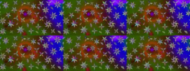 Çiçekleri, deniz kabukları, mandalaları ve suluboya efektleriyle donanma geçmişi. Yatak çarşafları, ceket, paket tasarımı, kumaş ve moda kavramları için tekstil baskısı. Çizim kalıbı etnik tasarım.