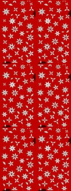 Kırmızı renkte güzel çiçekler olan eskiz deseni, suluboya çiçek deseni, duvar kağıdı, kart ya da kumaş için fayanslı. Raster..