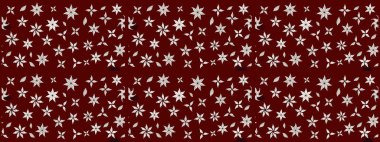 Yumuşak, yaz çiçekli arka plan. Çiçekli karalama şeklinde Raster çiçek deseni. Kırmızı renkte çiçekler.