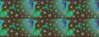 Kıvırcık, parlak örgü. Eski moda arka plan. Güzel, parlak, pürüzsüz kumaş, tuval. Çiçek çelengi. Raster illüstrasyonu. Desen, çizim, çiçek sınırı..