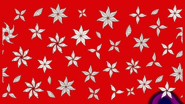 Çiçekli el çizimi çizimi deseni. Modern gelişim kırmızı raster arka plan duvar kağıdı çizimi klasik çizgili iz sürme desenli çiçekler, çiçekli süsler.