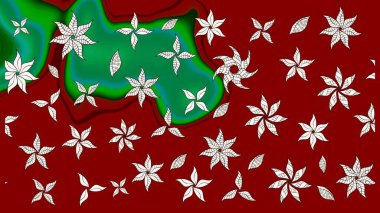 Çiçekli eskiz arkaplanı. Çocuk stili. Renkli Bahar Teması eskiz kalıbı. Düz Çiçek Elementleri Tasarımı.