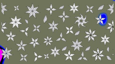 Zarif, parlak ve yeşil çiçek desenli bir taslak. Sabıka fotoğraflarında, bebek kıyafetlerinde, duvar kâğıtlarında, paket kutularında falan kullanılabilir. Raster..
