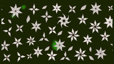 Eskiz arkaplan modeli. Gri yapraklı yabani çiçekler. Suluboya, elle çizilmiş. Raster illüstrasyonu.