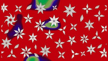 Küçük çaplı çiçeklerdeki basit şirin desenler. Tekstil veya kitap kapakları, imalat, duvar kağıtları, baskı, hediye paketi ve yapıştırma kitabı için çiçek eskizi geçmişi. Raster illüstrasyonu.