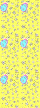 Eskiz arkaplan modeli. Sarı yapraklı yabani çiçekler. Suluboya, elle çizilmiş. Raster illüstrasyonu.