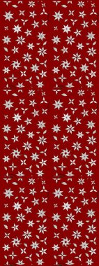 Şirin çiçek elementleri. Raster illüstrasyonu. Taslak desenli, modaya uygun kumaş deseni. Renkli Bahar Teması eskiz kalıbı. Düz Çiçek Elementleri Tasarımı.