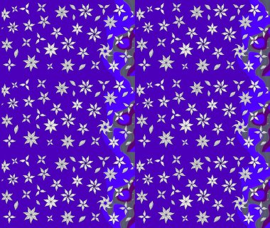 Mor renklerde. Anti-stres için soyut örnek sayfası. Raster illüstrasyonu.