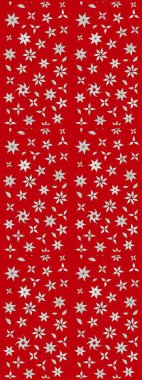 Çiçekli bahar çiçekleri. Küçük çiçekte güzel bir desen. Küçük renkli çiçekler. Moda baskıları için zarif bir şablon. Motley illüstrasyonu.