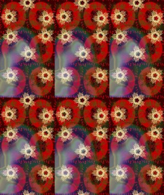 El yapımı stres önleyici kar tanesi. Yetişkin sanat terapisi için kış boyama sayfaları. Örtü, poster, tişört ya da dövme için şablon. Raster illüstrasyonu.