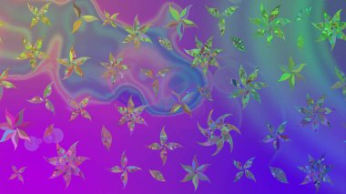 Modern stil dokusu. Çiçek desenli raster, menekşe çizgi grafik deseni soyut raster arkaplan.