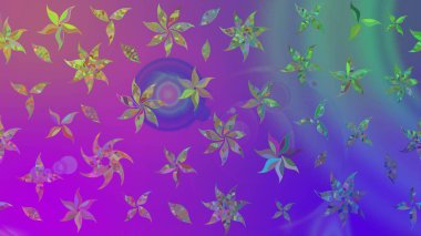 Küçük bir çiçekte eskiz deseni. Raster illüstrasyonu. Hoş bir çiçek geçmişi var. Güzel kumaş deseni.