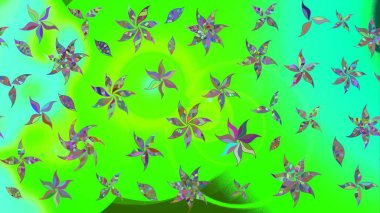 Raster illüstrasyonu. Küçük çaplı çiçeklerdeki basit şirin desenler. Tekstil veya kitap kapakları, imalat, duvar kağıtları, baskı, hediye paketi ve yapıştırma kitabı için çiçek eskiz geçmişi.