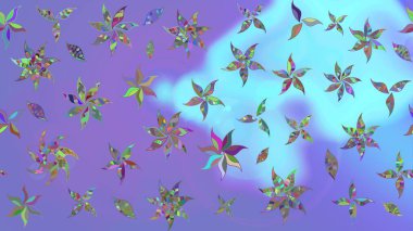 Klasik taslak çizimi. Çiçekli menekşe çizim deseni. Raster çiçek izi..