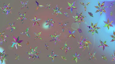 Eski usul küçük çiçekli şirin bir eskiz deseni. Kumaş, duvar kağıdı ve kağıt üzerine baskı yapmak için gelişen arka plan. Moda arka planında parlak buketler. Raster illüstrasyonu.