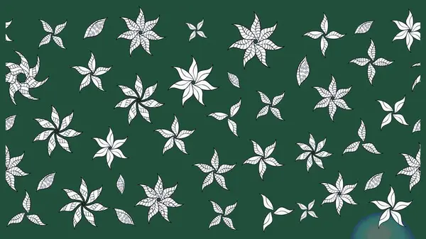 Şekil verilmiş çiçeklerle eskiz deseni. Süslü zentangle çizim dokusu, soyut çiçeklerle süslenmiş. Çiçek deseni duvar kağıdı, şablon dolguları ve web sayfası arkaplanı için kullanılabilir.