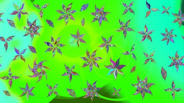 Raster illüstrasyonu. Küçük çaplı çiçeklerdeki basit şirin desenler. Tekstil veya kitap kapakları, imalat, duvar kağıtları, baskı, hediye paketi ve yapıştırma kitabı için çiçek eskiz geçmişi.