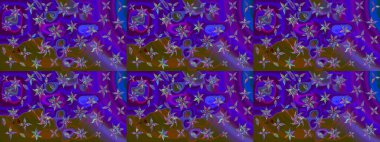 Tekstil, kumaş, kapaklar, duvar kağıtları, baskı, naylon, koleksiyon defteri, örgü, dekupaj için güzel bir eskiz. Küçük menekşe çiçekleri içinde oldukça eski bir besin torbası deseni.