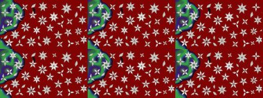 Renkli Bahar Teması eskiz kalıbı. Düz Çiçek Elementleri Tasarımı. Raster..