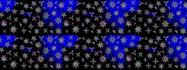 Arkaplan dokusu, duvar kağıdı, çiçek temalı siyah renkler. Soyut etnik raster çizim kalıbı. Kabile sanatı boho baskısı, klasik çiçek arkaplanı.