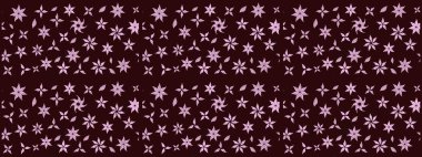 Kahverengi renkli çiçekler. Renkli Bahar temalı eskiz kalıbı. Çiçekli çiçek deseni, suluboya. Düz Çiçek Elementleri Tasarım Raster illüstrasyonu.