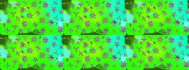 Düz Çiçek Elementleri Tasarımı. Çiçeksel fantezi tasarımı ve parlak bir arka plan çizimi. Renkli Bahar Teması çizim şablonu.