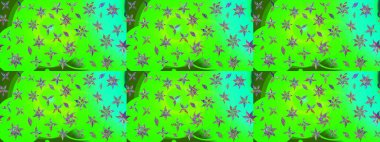 Raster Moda kumaş deseni. Şirin çiçekler. Çizgi çizimi deseni.