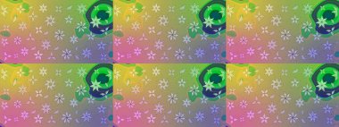 Kızılderili desenli desenli desenli şal deseni. Etnik Mandala süsü. Raster Henna dövme stili. Tekstil, tebrik kartı, boyama kitabı, telefon kılıfı baskısı için kullanılabilir.