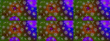 Raster illüstrasyonu. Çiçekli çiçek deseni, suluboya. Düz Çiçek Elementleri Tasarımı. Yeşil renkli çiçekler. Renkli Bahar Teması çizim şablonu.