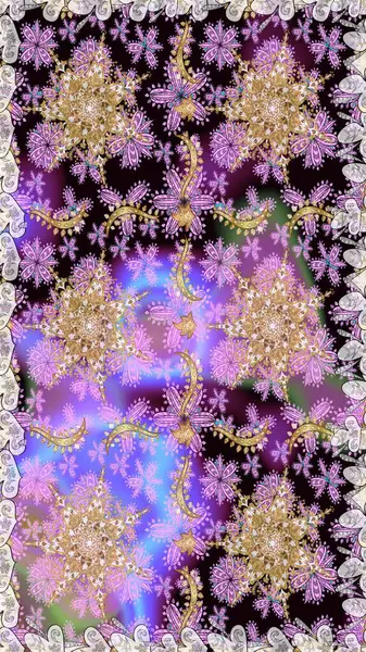 Raster oryantal süs. Kusursuz altın desen. Tarafsız renklerde altın elementlerle kusursuz desen.