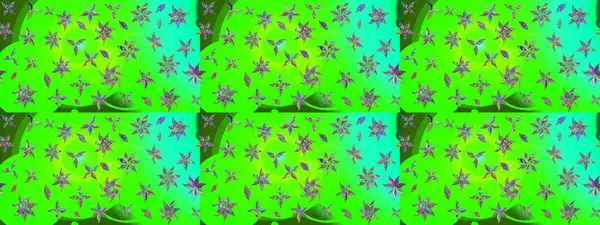 Raster Moda kumaş deseni. Şirin çiçekler. Çizgi çizimi deseni.