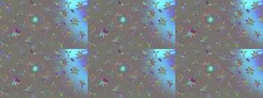 Raster illüstrasyonu. Anti-stres için soyut örnek sayfası. Gri renklerde.