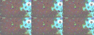 Güzel eskiz şekli. Yazdır. Düz Çiçek Elementleri Tasarımı. Raster çiçekli arka plan. Renkli Yaz Temalı eskiz kalıbı. Şirin kumaş deseni.