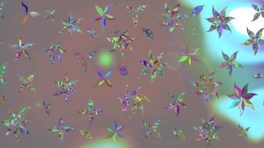 Eskiz geçmişi. Raster. Tomurcukları çiçek olan sevimli bir çiçek deseni. Kumaş, tekstil, duvar kağıdı baskısı için. Raster illüstrasyonu. Antika retro tarzı.