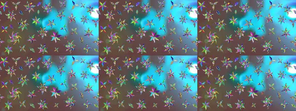 Çiçek arkaplanlı soyut zarafet eskiz deseni. Raster Güzel kumaş deseni.