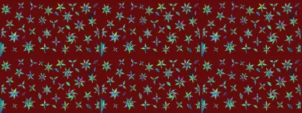 Güzel kumaş deseni. Yazdır. Düz Çiçek Elementleri Tasarımı. Güzel eskiz şekli. Raster çiçekli arka plan. Renkli Yaz Teması çizim şablonu.