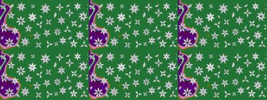 Çiçekli çiçek deseni, suluboya. Yeşil renkli çiçekler. Renkli Bahar temalı eskiz kalıbı. Düz Çiçek Elementleri Tasarım Raster illüstrasyonu.