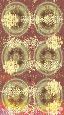 Raster illüstrasyonu. Sihirli bej rengi, kahverengi ve nötr tatil soyut arka planı yıldız ve düşen kar taneleri. Noel bej, kahverengi ve nötr.