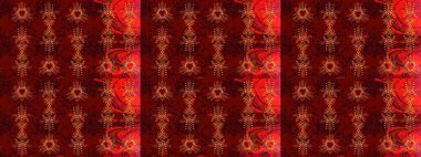 Sihirli kırmızı, kahverengi ve siyah tatil soyut arka plan yıldız ve düşen kar taneleri. Noel kırmızısı, kahverengi ve siyahlar. Raster illüstrasyonu.