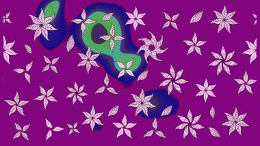 Raster Güzel kumaş deseni. Raster suluboya çiçek deseni, narin çiçekler, mor çiçekler, tebrik kartı şablonu..