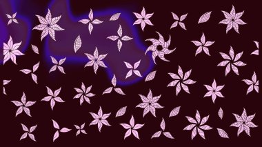 Kahverengi renklerde. Taslak dekoratif arka plan, çiçek mandala. Çiçek. Raster illüstrasyonu.