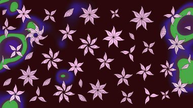 Yumuşak, bahar çiçekli arka plan. Kahverengi renkli çiçekler. Raster çiçek desenli ve çiçekli..