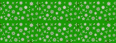 Küçük çiçekteki sevimli çiçek deseni. Güzel karalamalı çiçek desenli çizim. Güzel kumaş deseni. Raster illüstrasyonu.